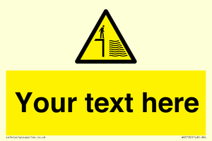 Custom Deep Water Sign